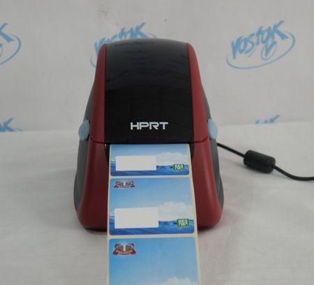 HPRT LPQ58 receipt printer, and thermal labels