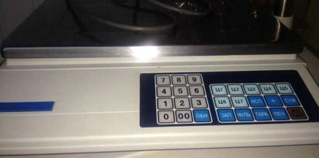 Клавіатура ваги CAS AP-15М