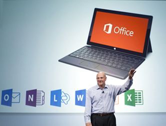 Steve Ballmer presents Office