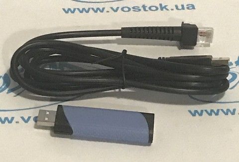 USB-приймач та зарядний кабель