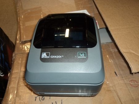 Термотрансферний принтер Zebra GX420t з рухомим сенсором