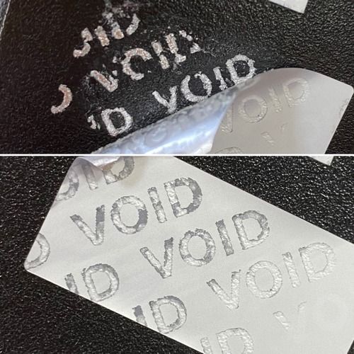 Етикетка VOID