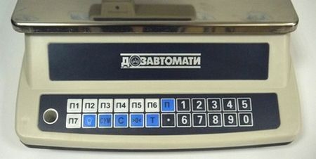 Клавіатура ваги ВТНЕ-15Т3-3