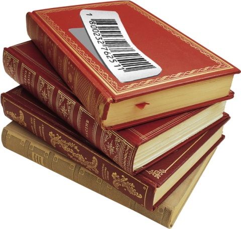 Individual bar code on each book