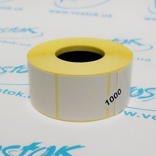 Паперова етикетка 39х40 мм, 1000 шт.