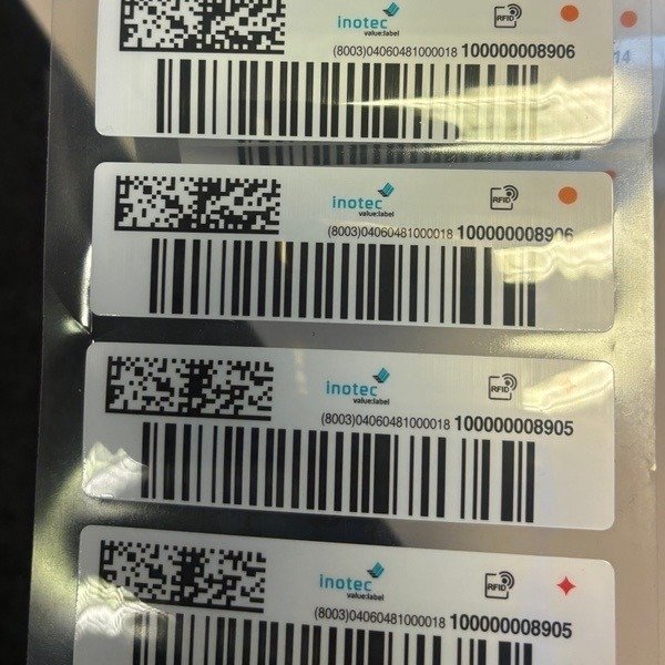 RFID INOTAG DIOMASTER HPV MATT 90×30 mm