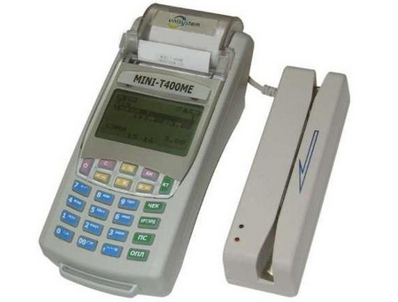 Касовий апарат MINI-Т400МЕ зі зчитувачем магнітних карт