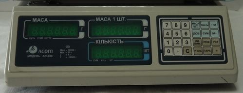 Весы счетные Acom AC-100-10