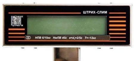 Дисплей весов Штрих-Слим 500М 60-10.20 Д1Н